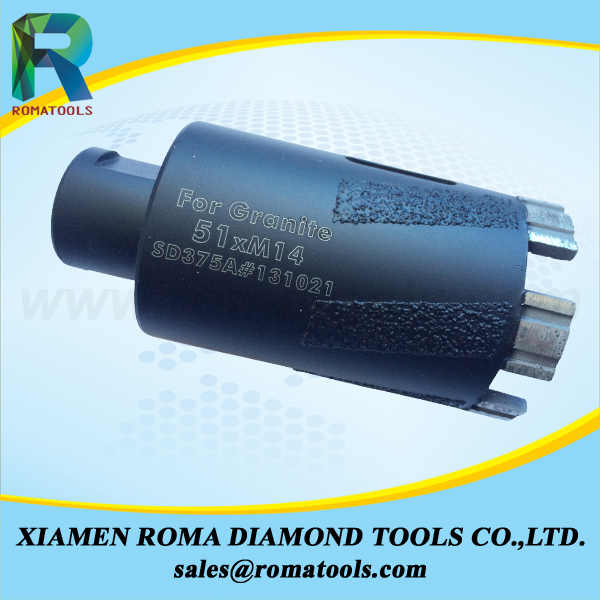 Core Drill Bits with Protective Segments