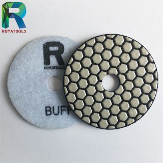 Dry Use Polishing White Buff Pads