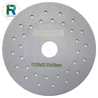 5inch 125mm Vacuum Brazed Diamond Cutting and Grinding Disc